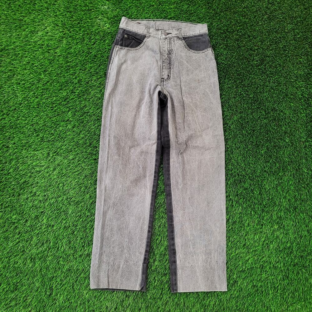 Vintage 90s Baggy Jeans Womens 8 30x31 Two-Tone